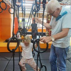 Being cheered on by our family gives us motivation!