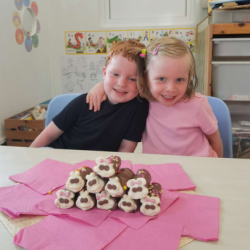 Double birthday celebration for our stars in class today!