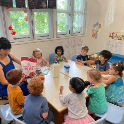 It was a good day for some nice yummy strawberry banana smoothie.