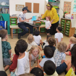 Our 'thank you' card to Mr Policeman.