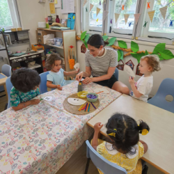 Thank you Sarah for coming in to do arts and crafts!