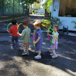 All aboard the Ladybirds Express.