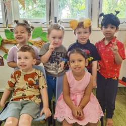 Its a crazy and silly hair day.