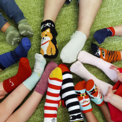 Its odd socks day !