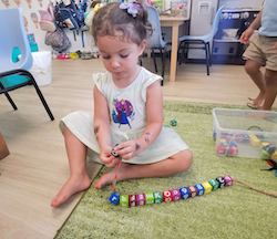 The children spotted the letters in their names.