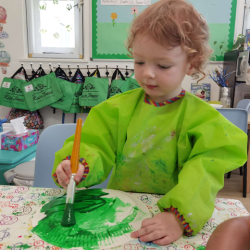 /f/ frog, let's paint them green.