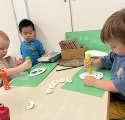 Johnny and Arthur getting creative with the use of colours.