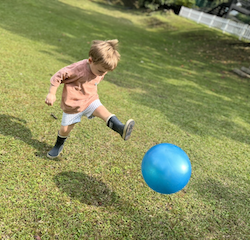 Johnny doing exceptionally well in kicking!