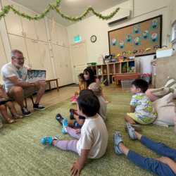 Having Eleanor’s grandparents in as Mystery Readers!