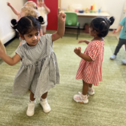 Nysha and Kai dancing to The Wiggles!