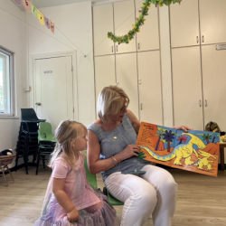 Thank you Mel for coming in to be our mystery reader!