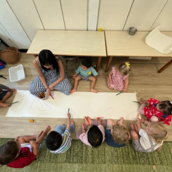 Working with colour pencils to do some drawing!