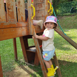A game of 'Chase' always fills the playground with laughter.