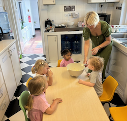 Muffin making with Arthur’s granny!