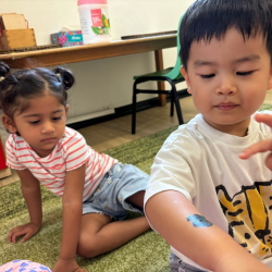 Wesley intrigued with his tattoo